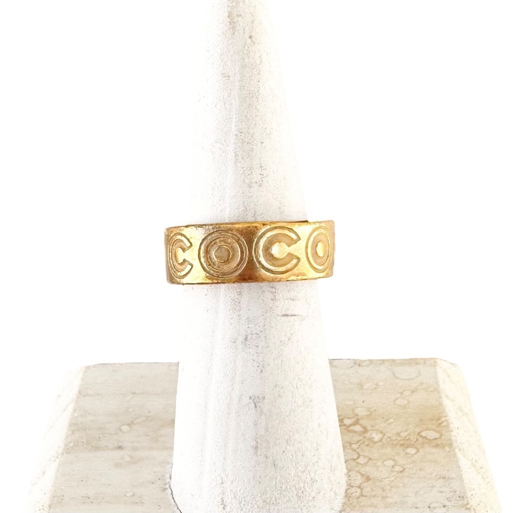 CHANEL Gold COCO Ring - Picture 2 of 8